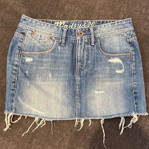 Madewell Jean Skirt